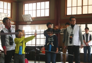 スポーツ吹き矢を体験しました